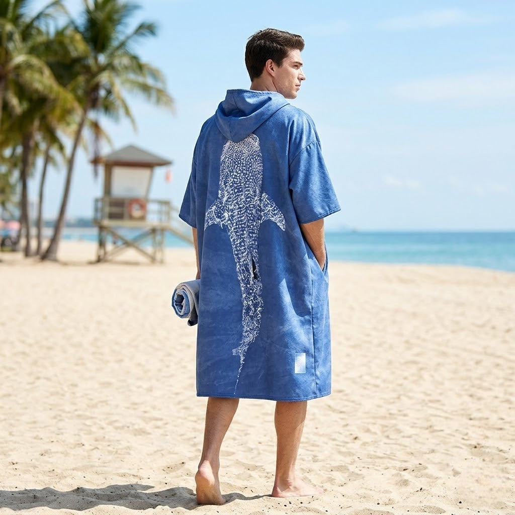 Poncho plage homme Image