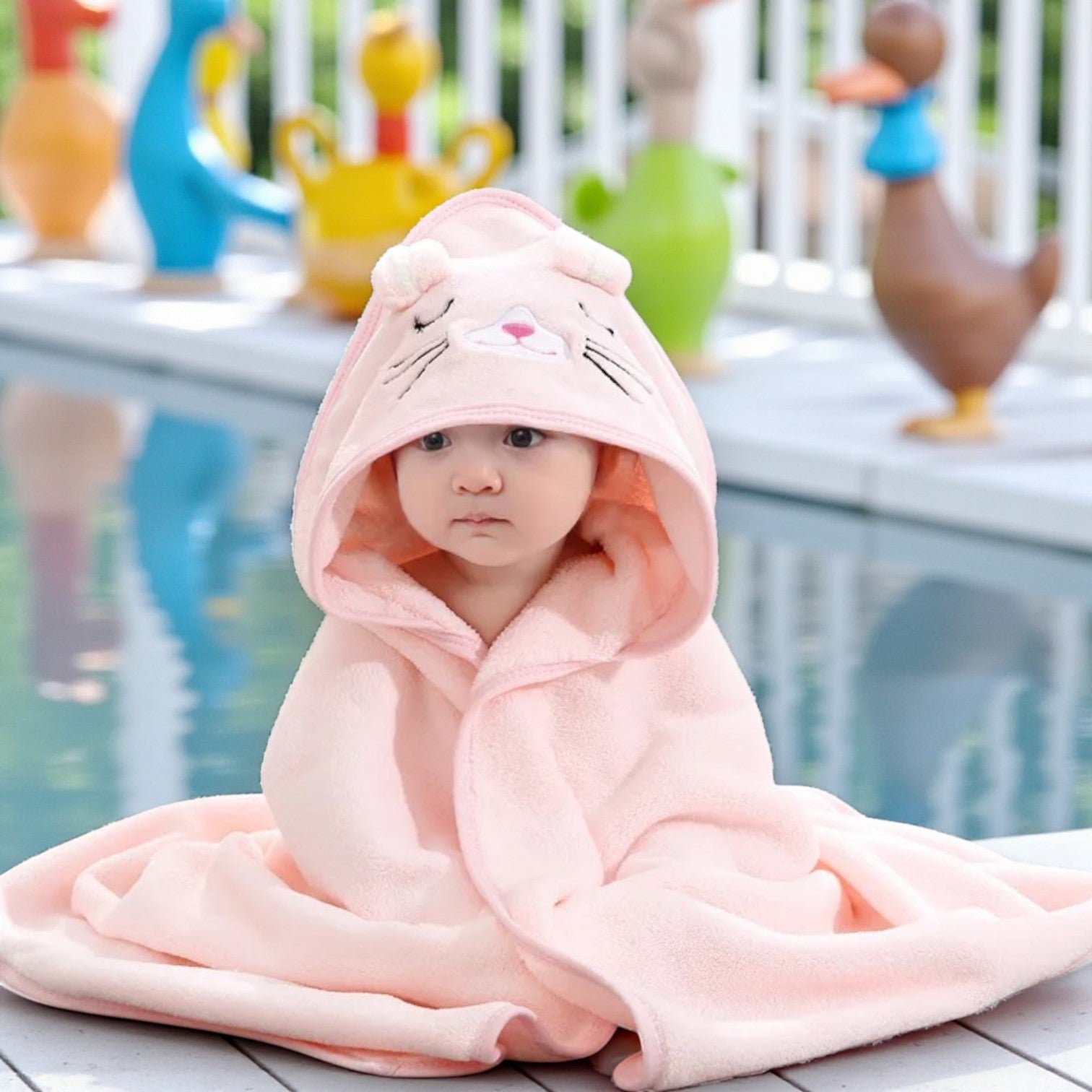 Poncho plage bébé Image