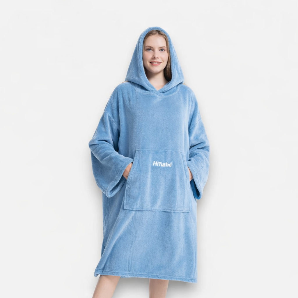 Poncho surf femme avec capuche