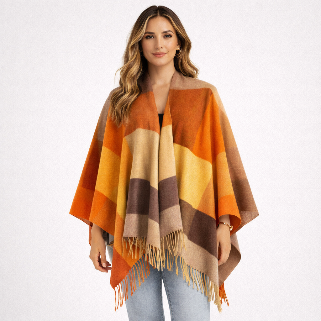 Poncho Élégance Bohème