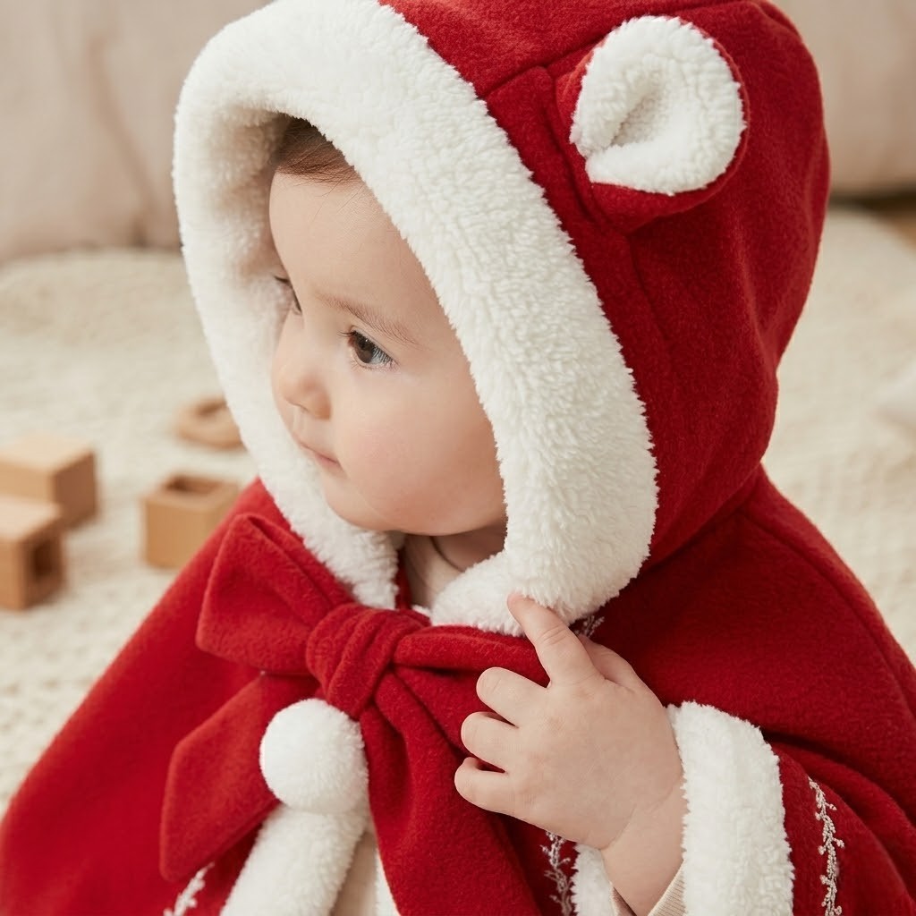 Poncho chaud bébé Ruby