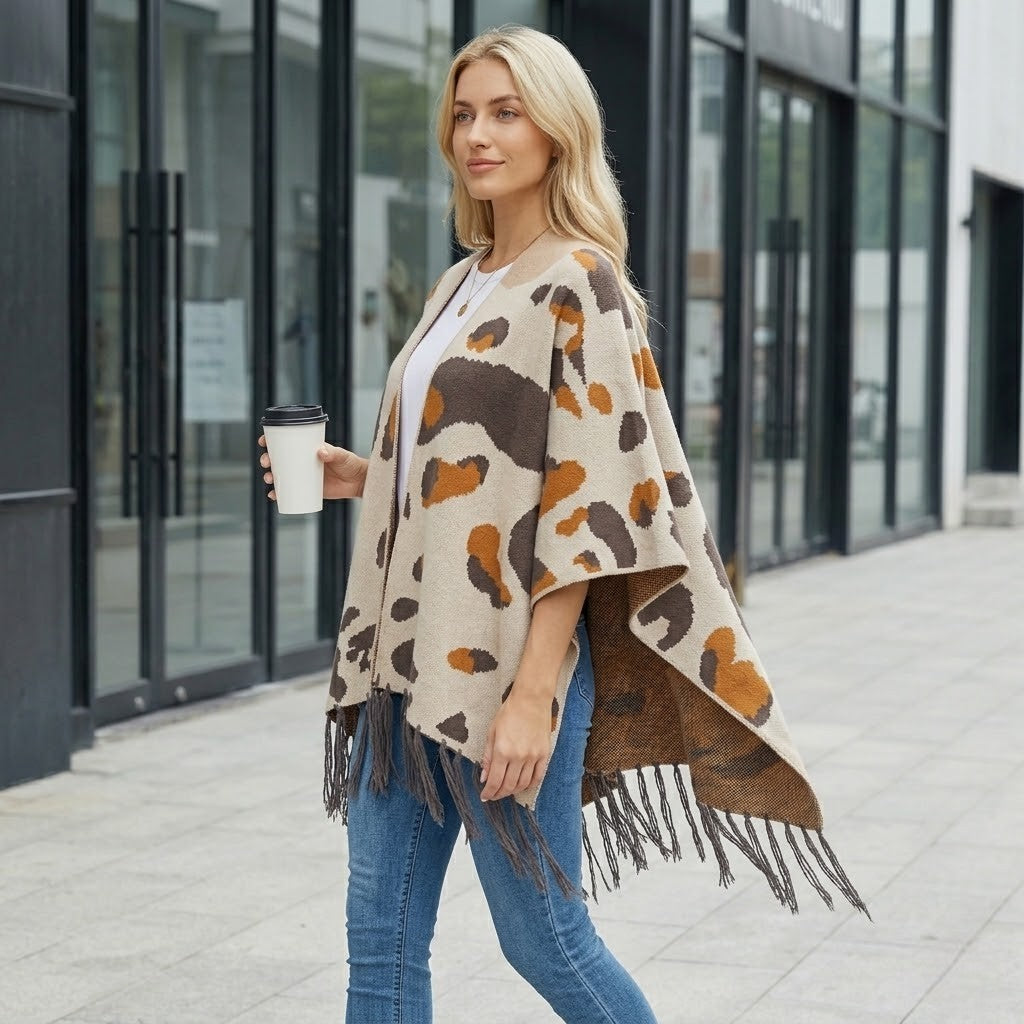 Poncho tendance femme Pèlerine