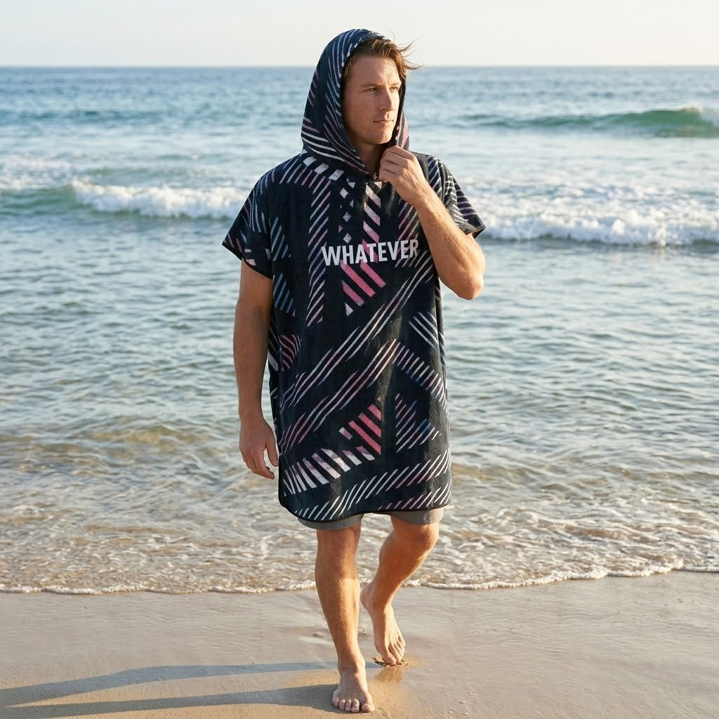 Poncho surf homme tendance