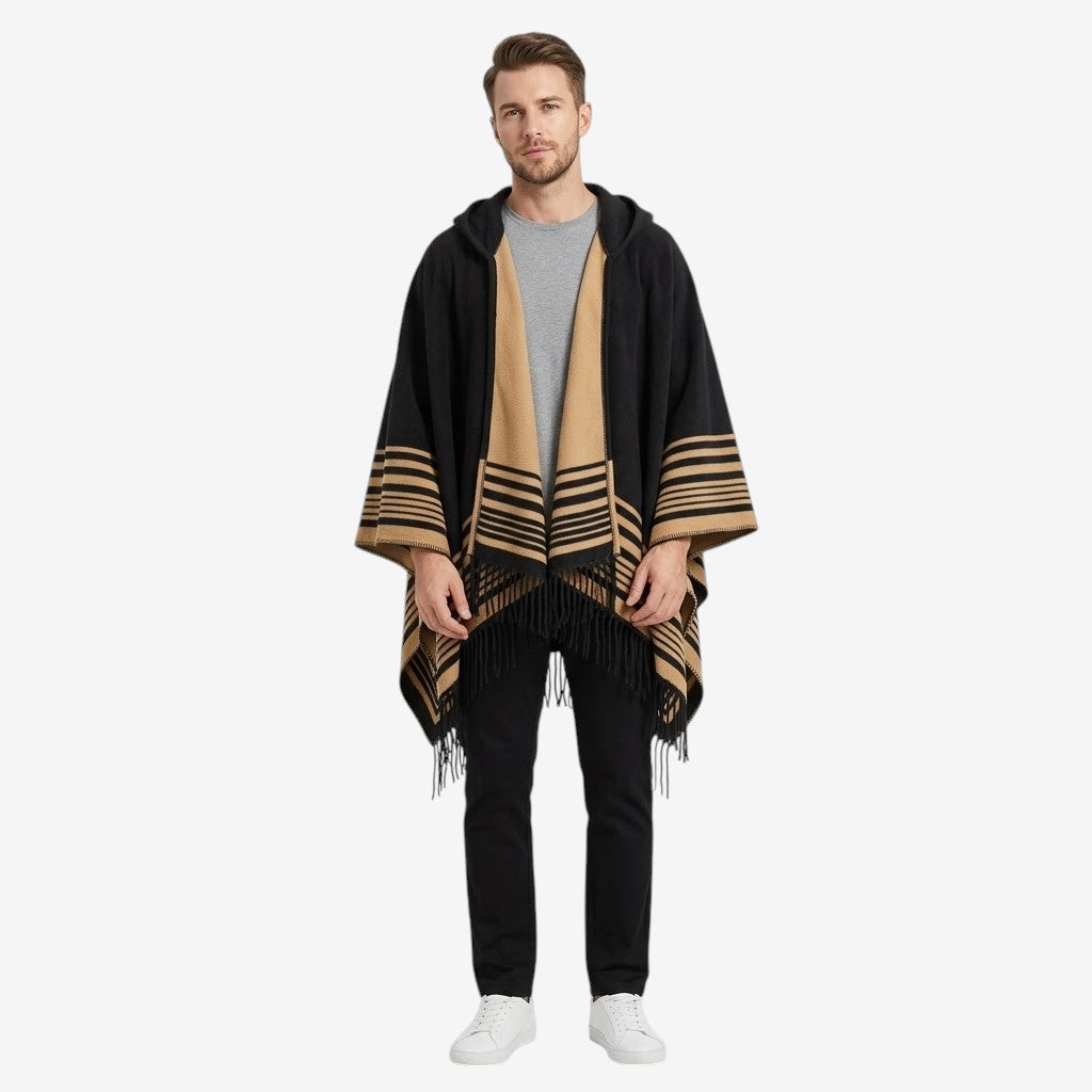 Poncho chaud homme boreal