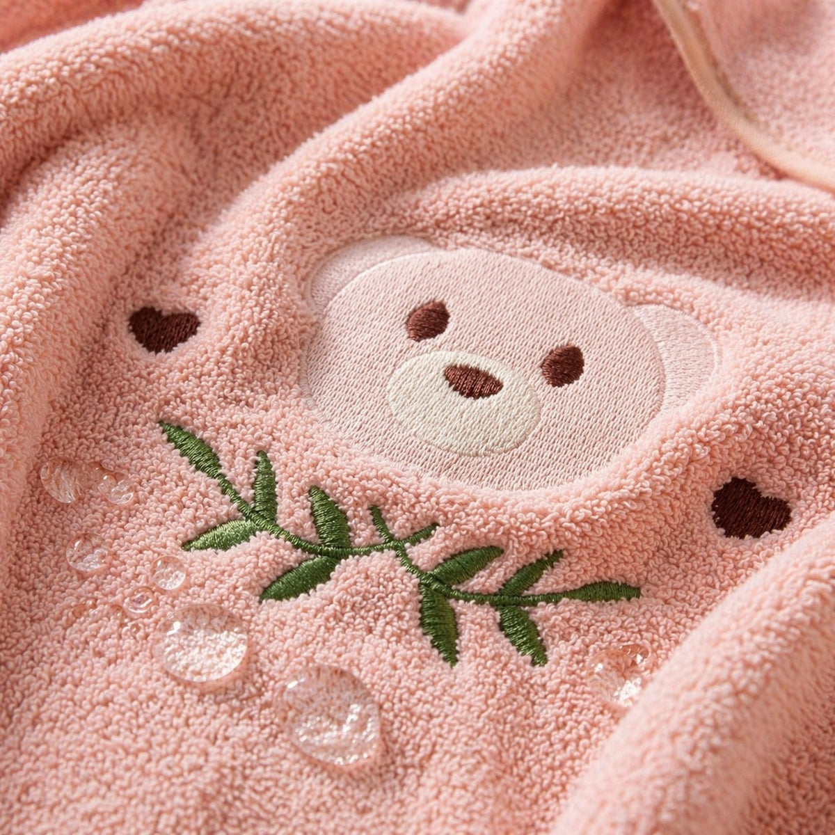 Poncho plage bebe petit ourson