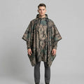 Poncho pluie homme camouflage forêt