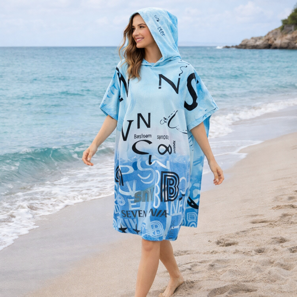 Poncho de bain femme vibes