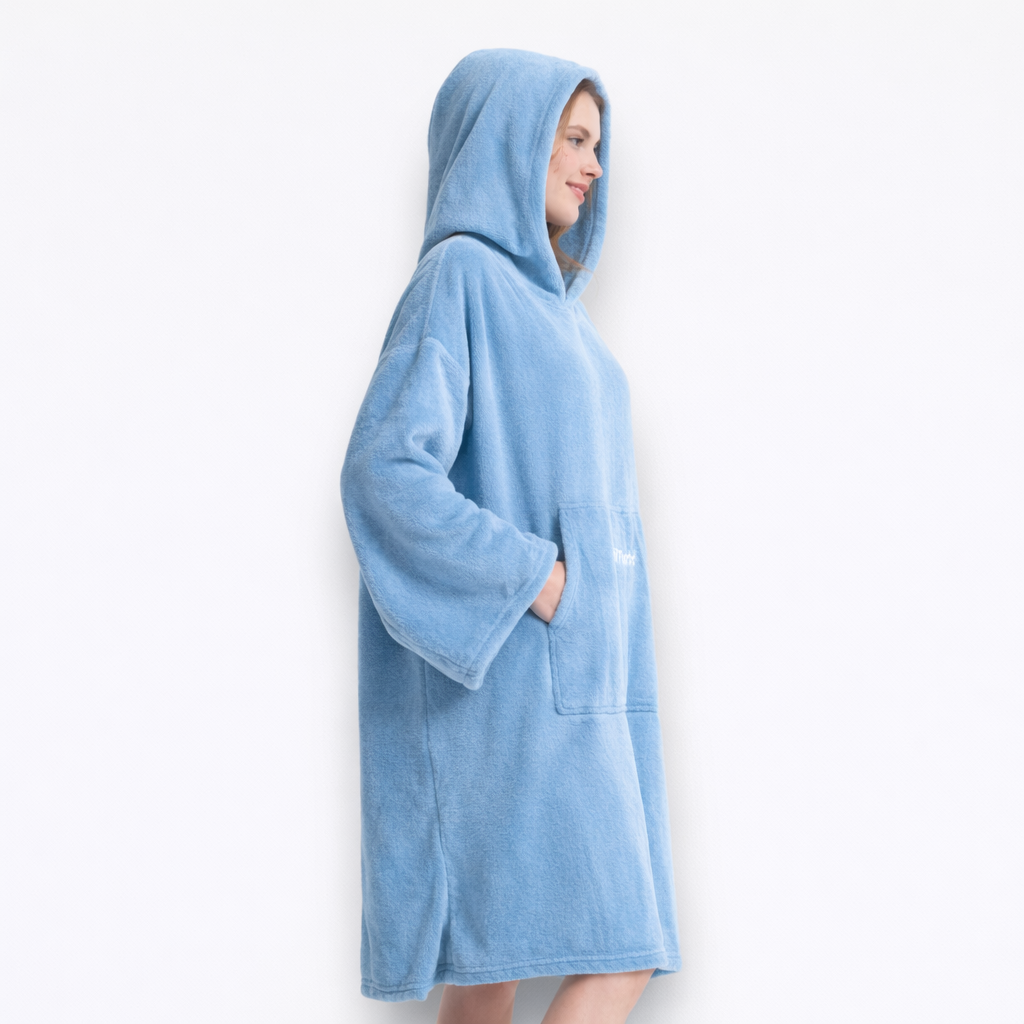 Poncho surf femme avec capuche