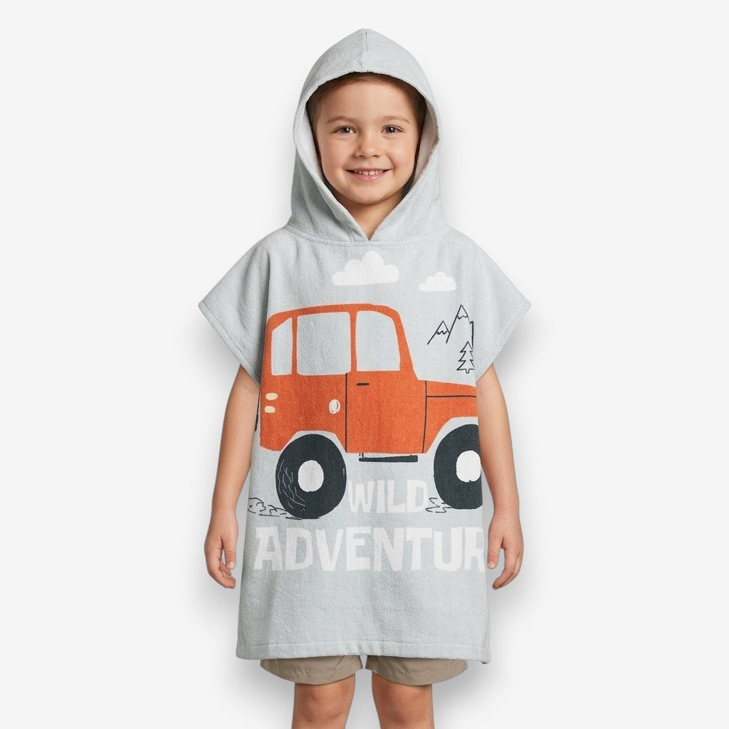 Poncho piscine enfant aventure