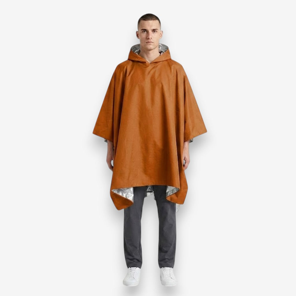 Poncho pluie homme avec doublure
