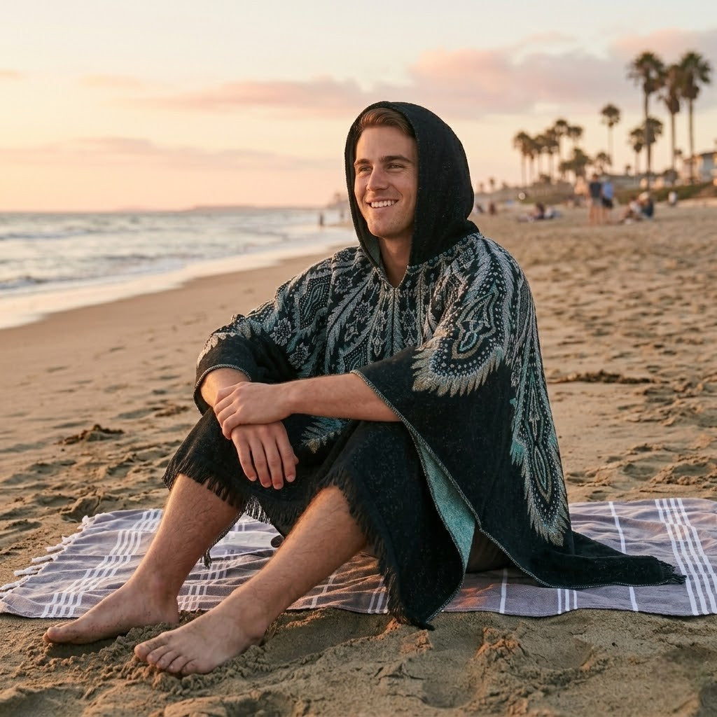 Poncho mexicain tendance