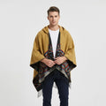 Poncho chaud homme design