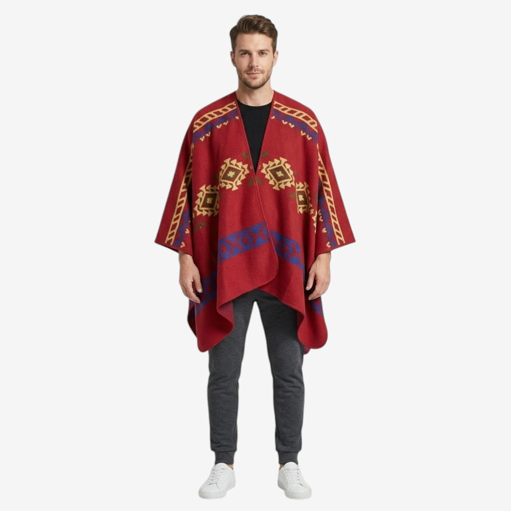 Poncho chaud homme orion