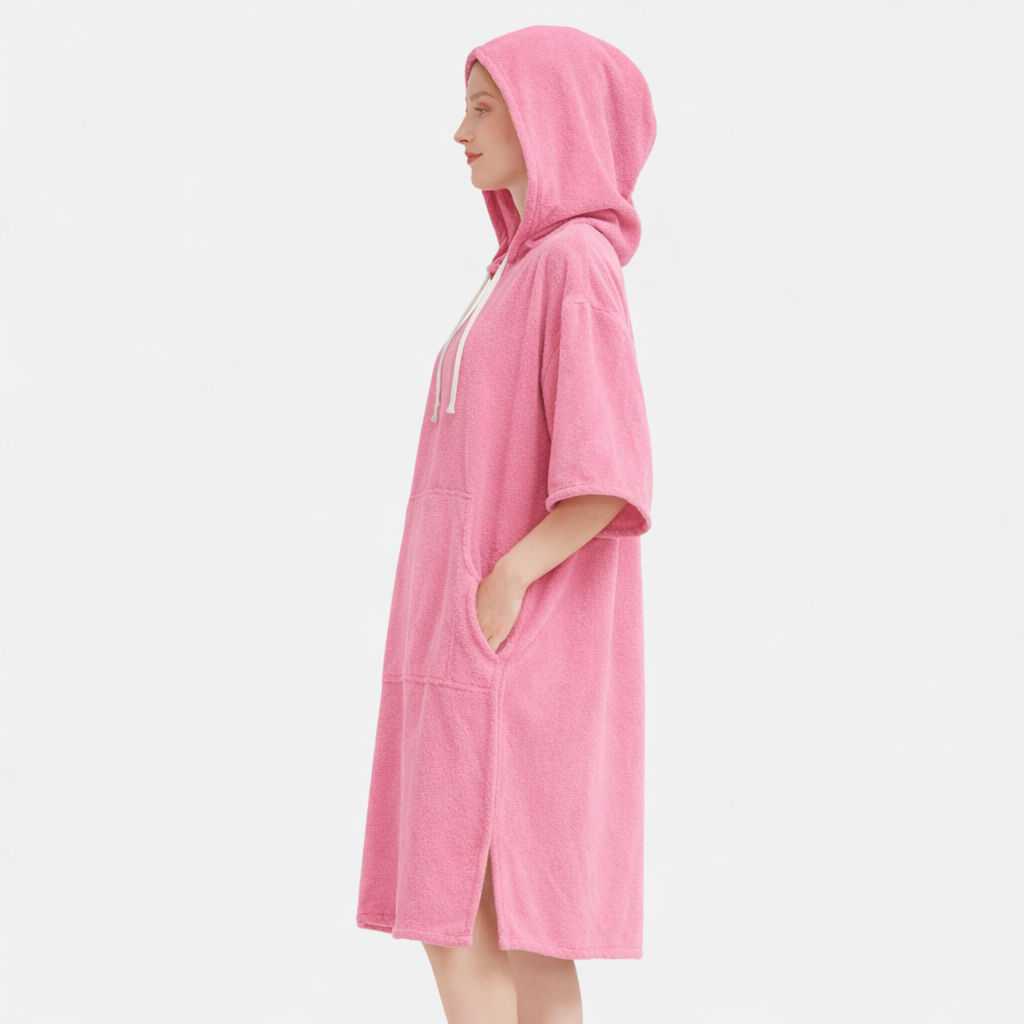 Poncho de bain femme style décontracté