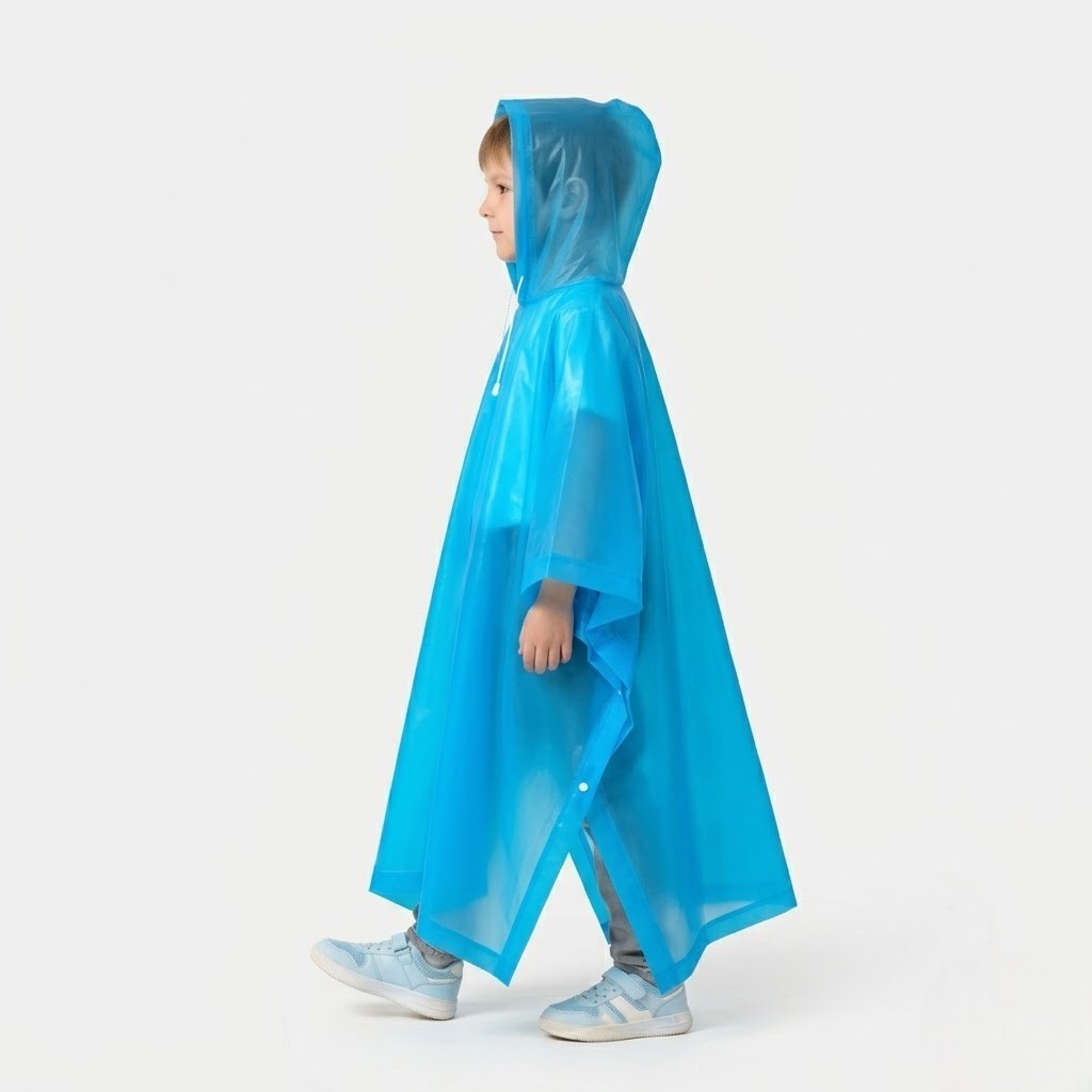 Poncho pluie enfant pratique