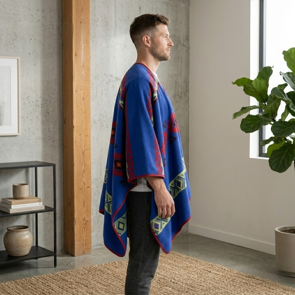 Poncho chaud homme solara