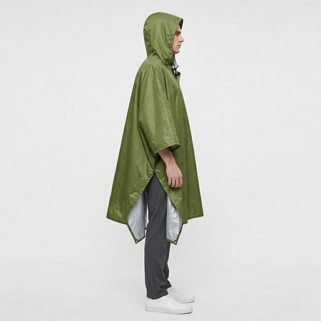 Poncho pluie homme coupe-vent