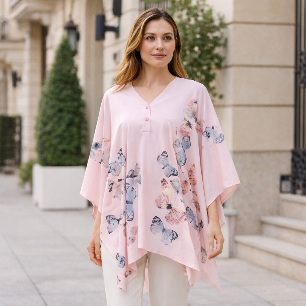Poncho Allure Florale