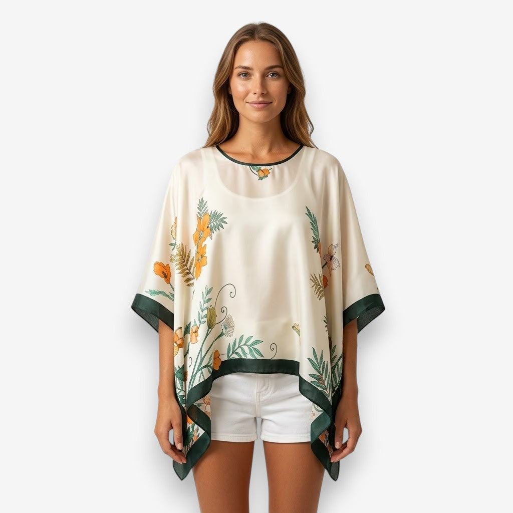 Poncho été femme Floraya