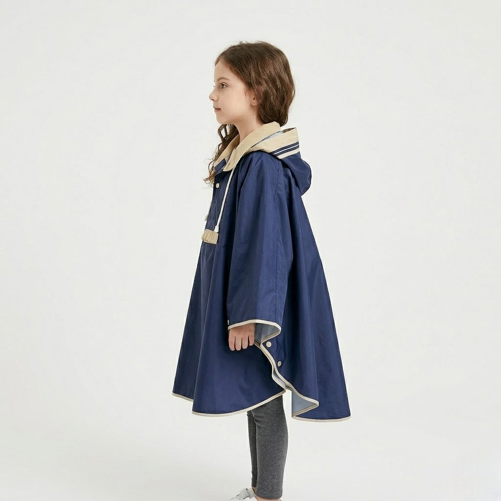 Poncho pluie enfant à capuche