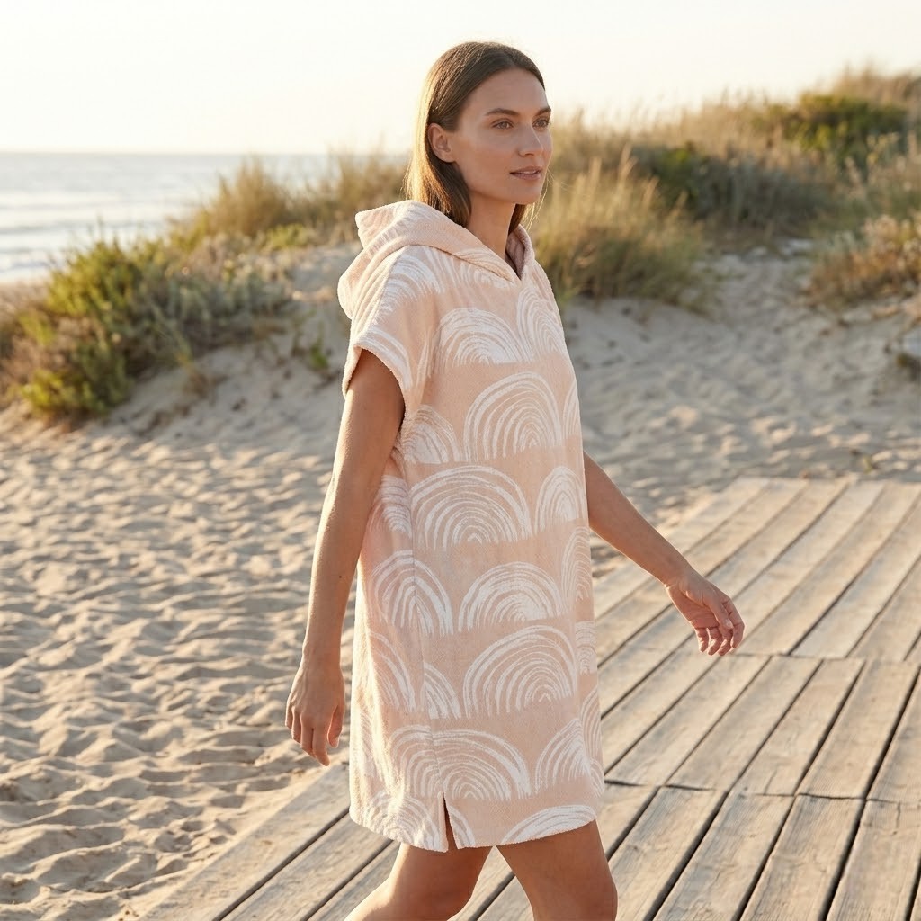 Poncho piscine femme Dunea