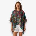 Poncho été femme bohème