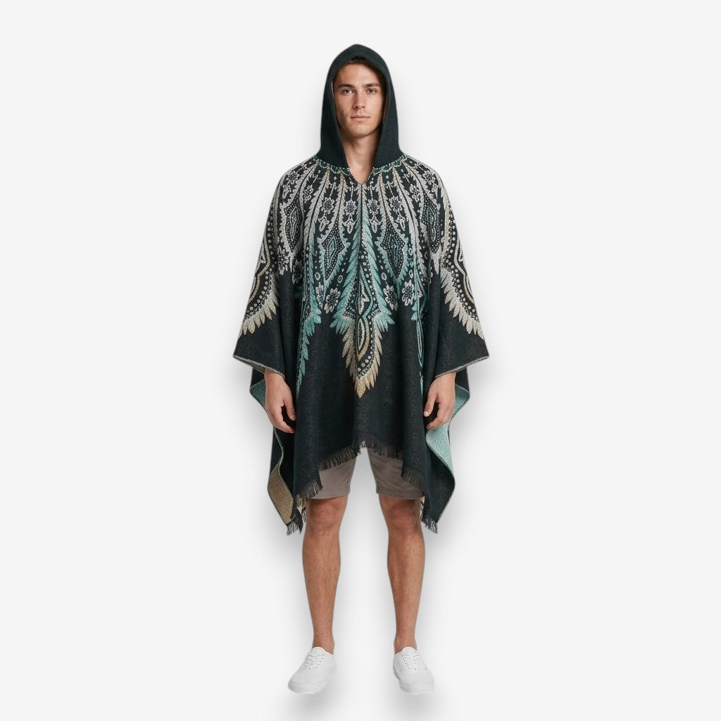 Poncho mexicain tendance