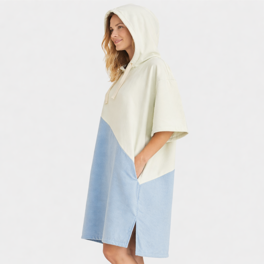 Poncho de bain femme design