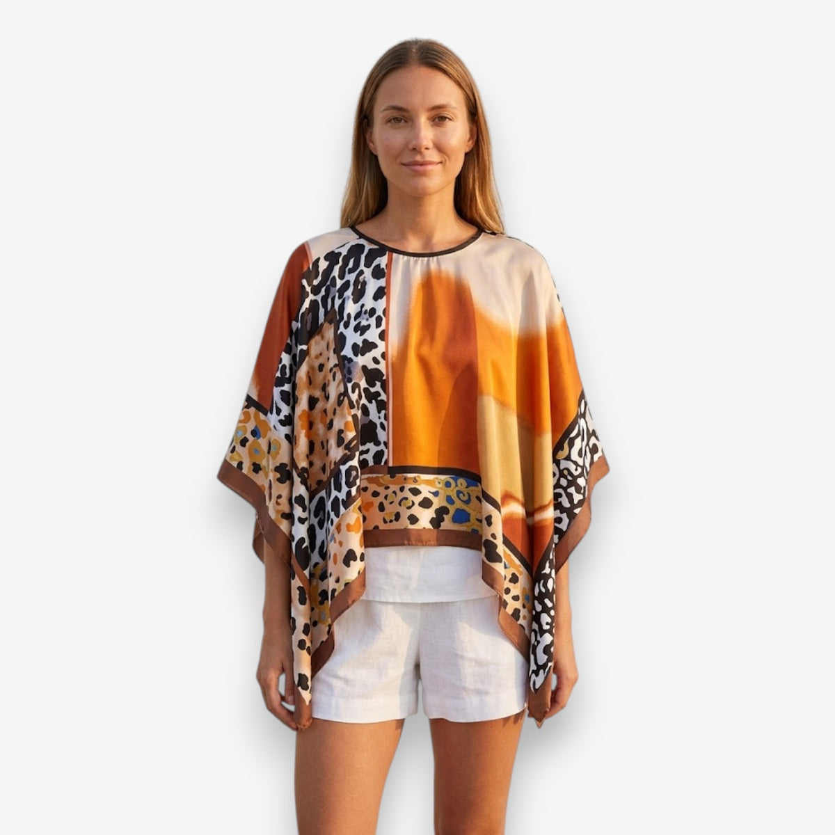 Poncho été femme Orina