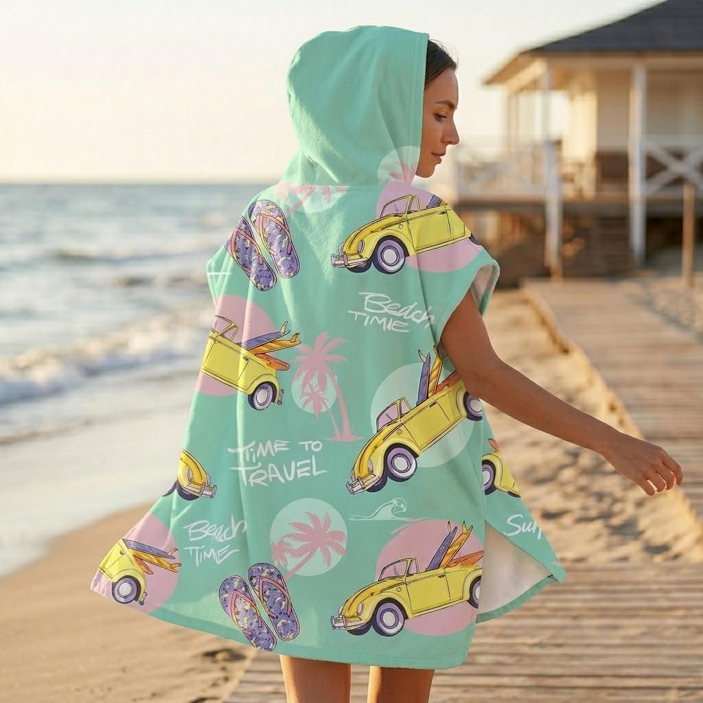 Poncho surf femme Breezy