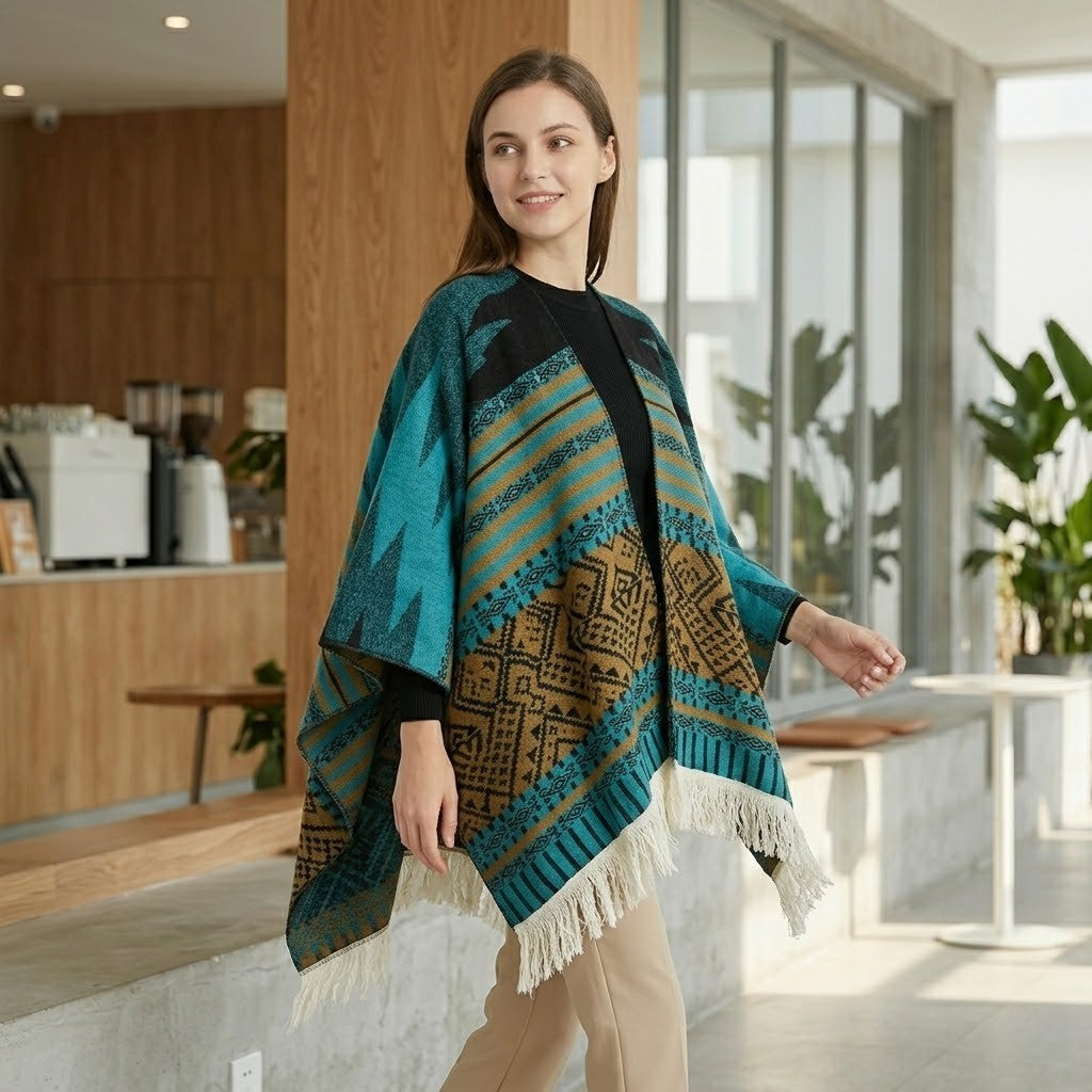 Poncho tendance femme Paréo