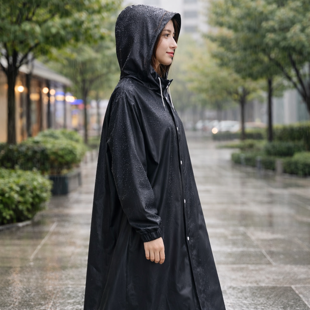 Poncho pluie femme pratique