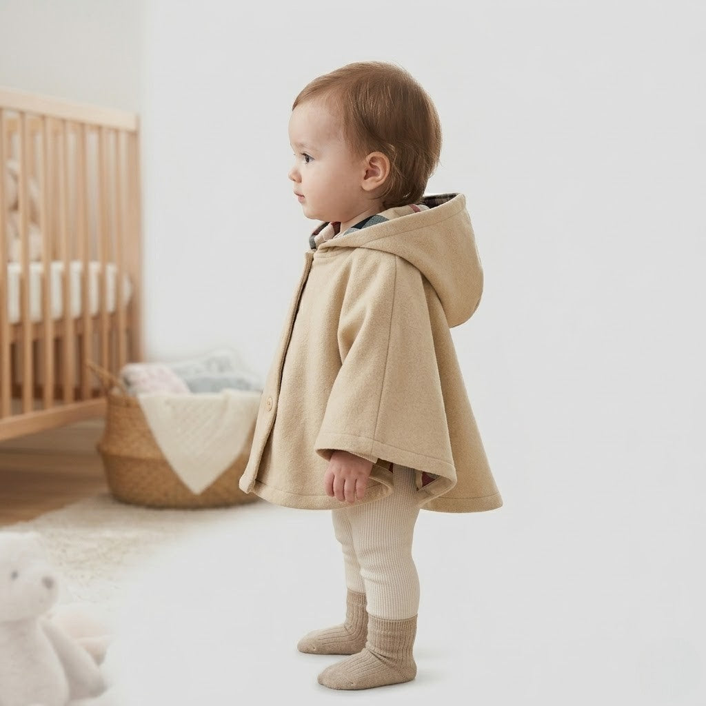 Poncho chaud bébé voyage