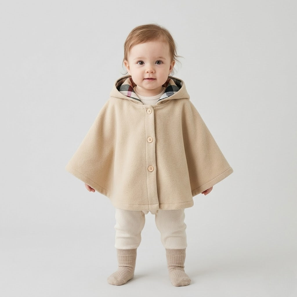 Poncho chaud bébé voyage