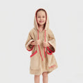 Poncho de bain enfant polaire avec poches