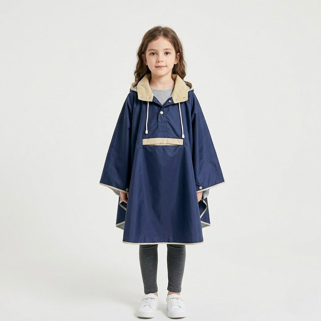 Poncho pluie enfant à capuche