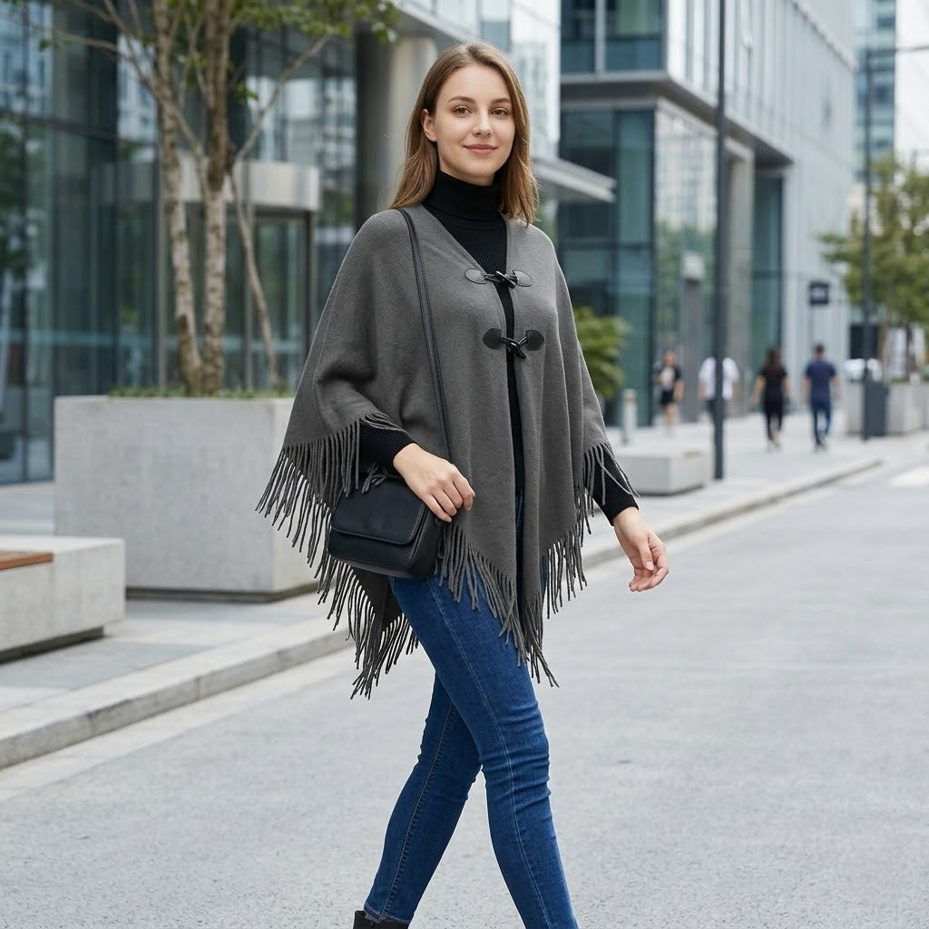Poncho tendance femme Cape
