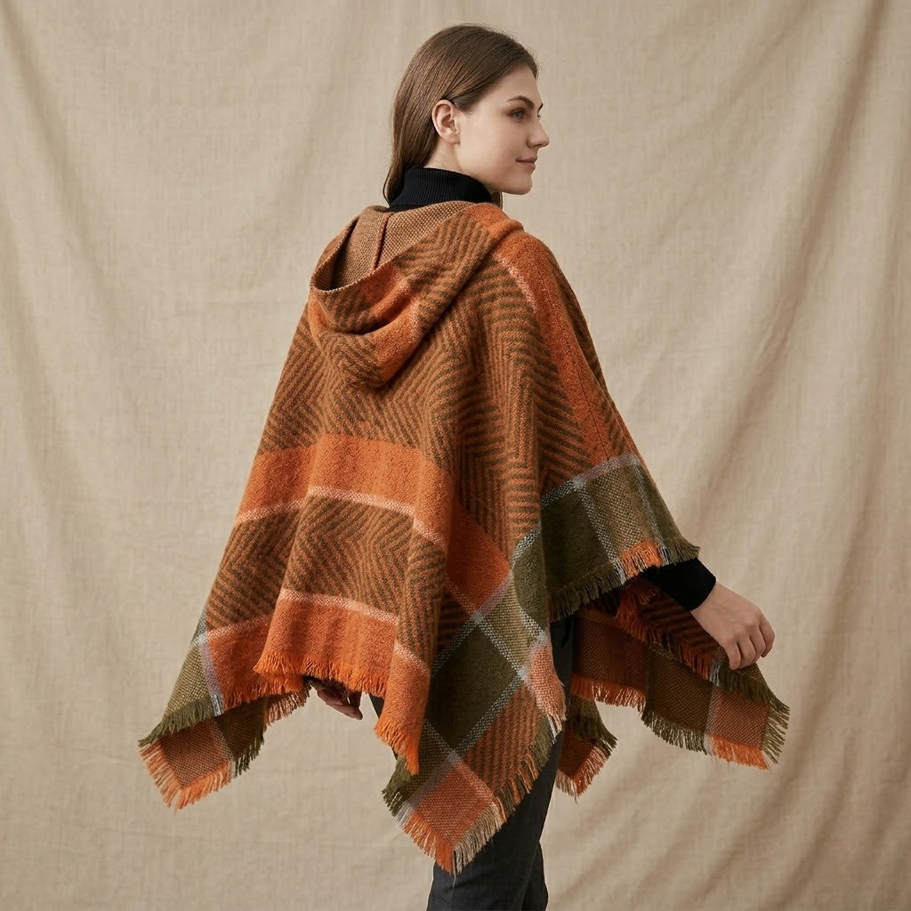 Poncho tendance femme Olyra
