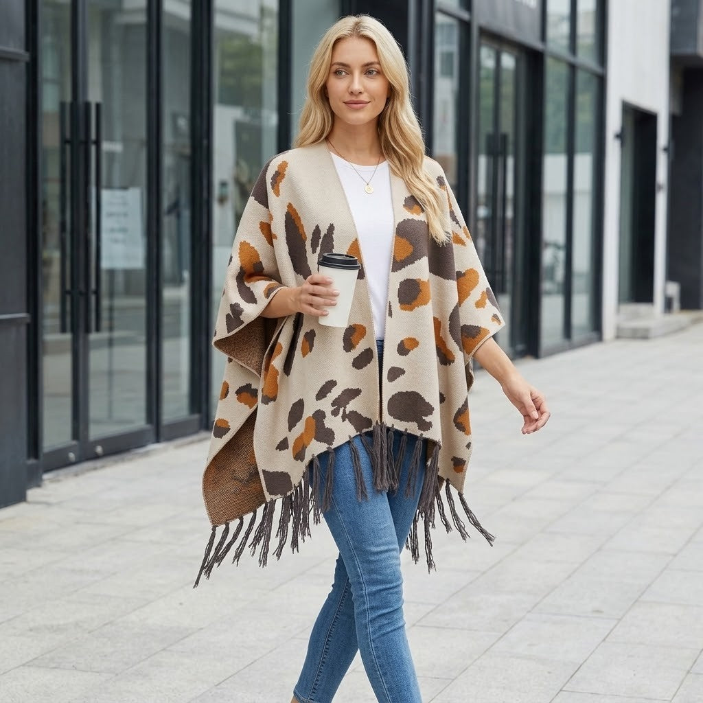 Poncho tendance femme Pèlerine