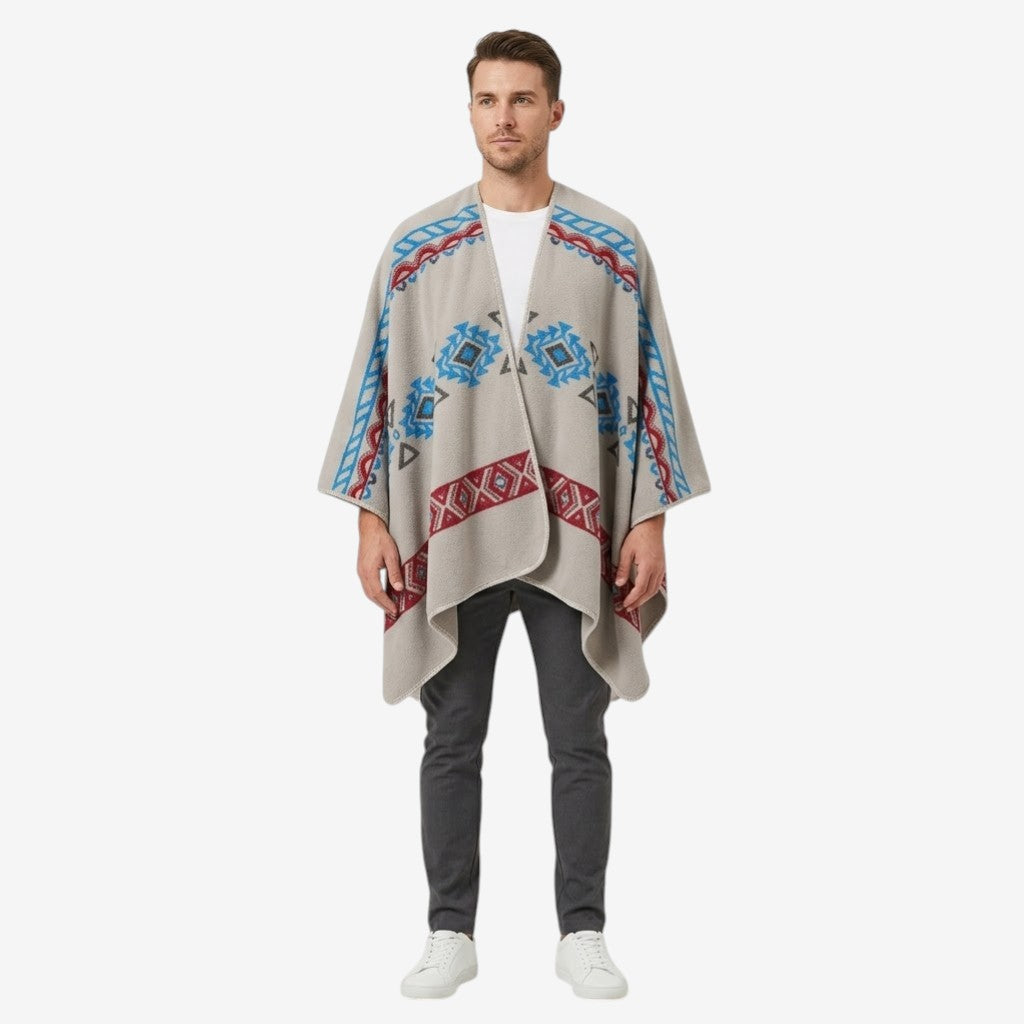 Poncho chaud homme borealis