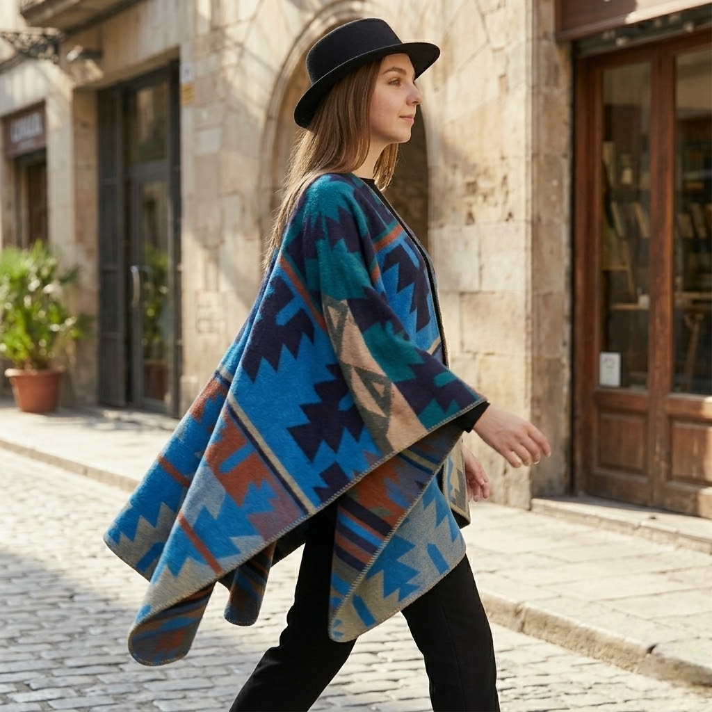 Poncho tendance femme Elira