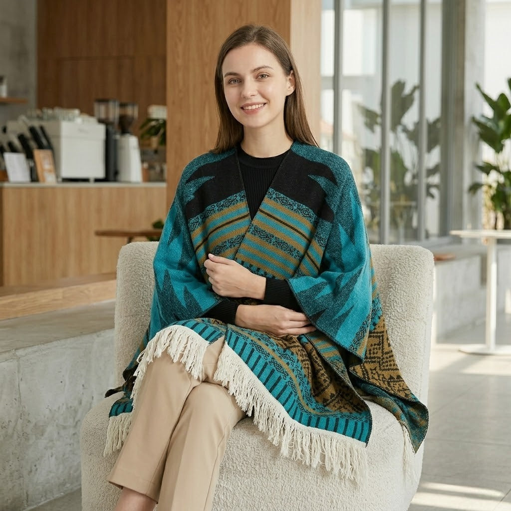 Poncho tendance femme Paréo