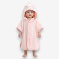 Poncho piscine bebe rose