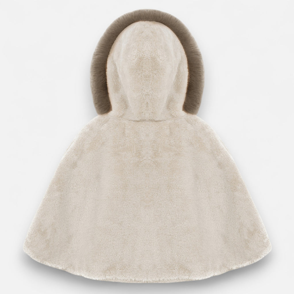 Poncho chaud bébé design raffiné