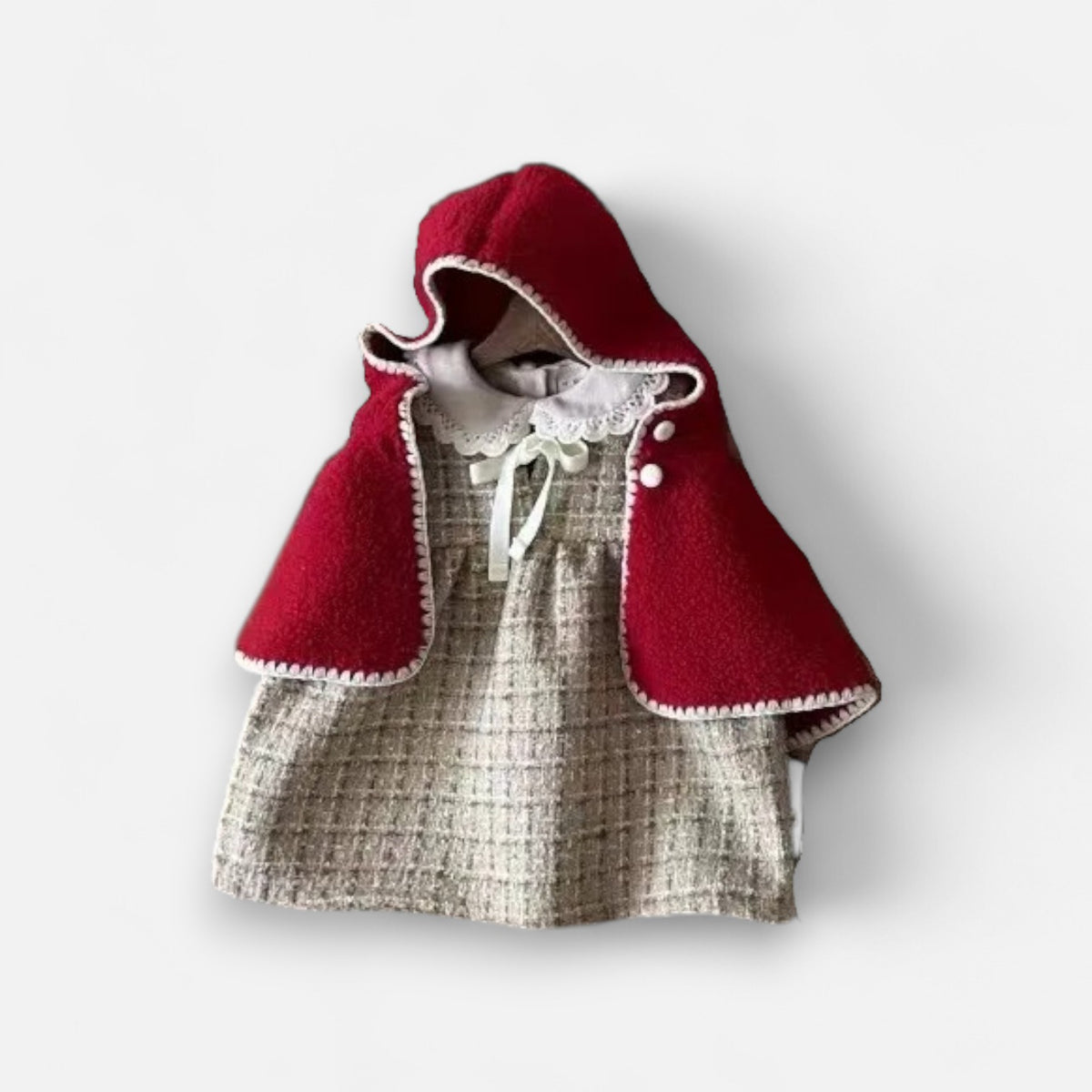 Poncho moumoute bébé