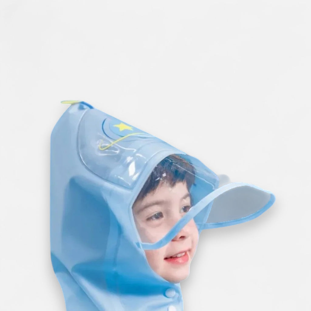 Poncho pluie enfant style féerique