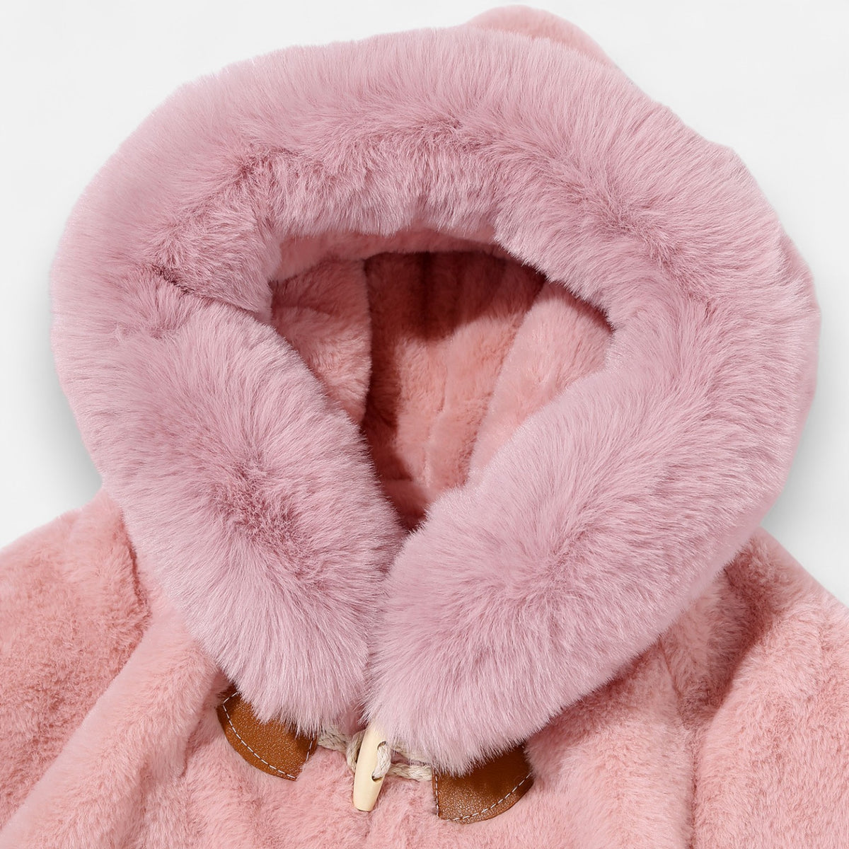 Poncho chaud bébé design raffiné