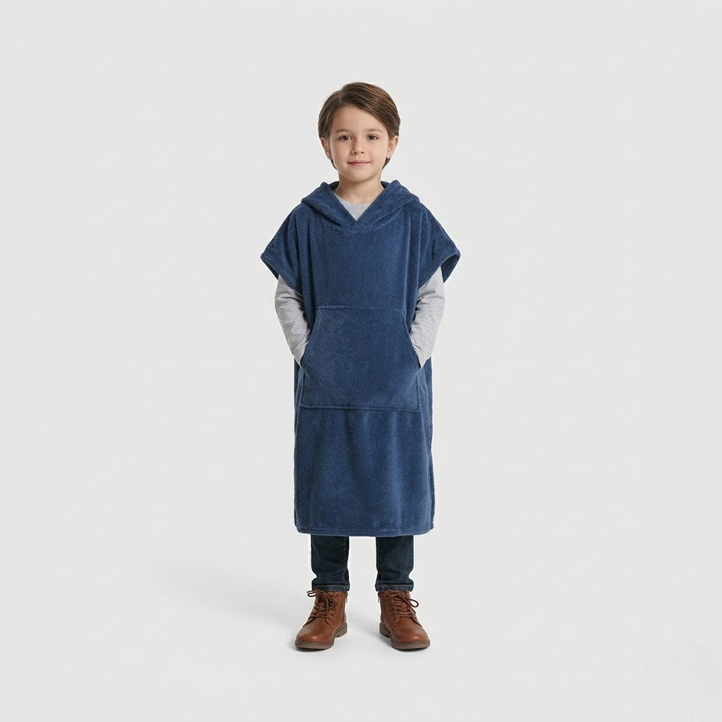 Poncho polaire enfant cocooning