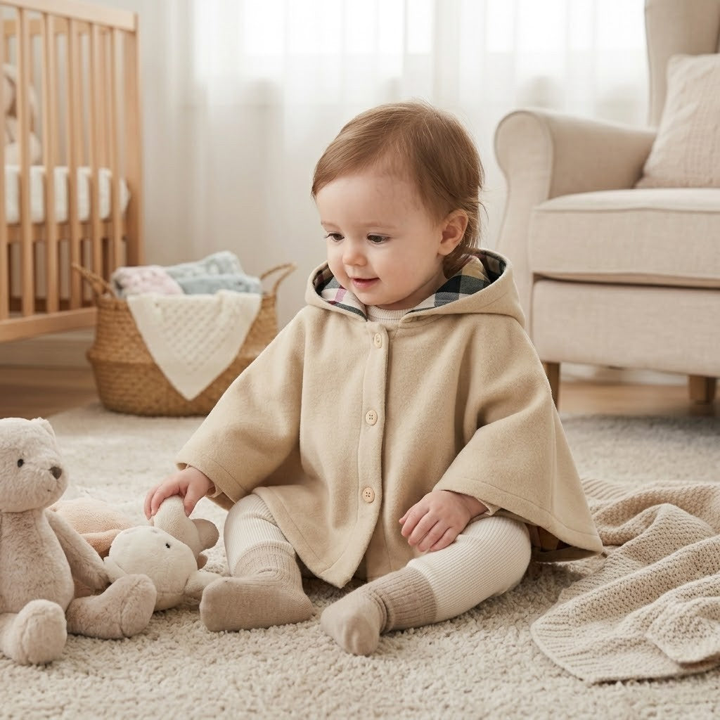 Poncho chaud bébé voyage