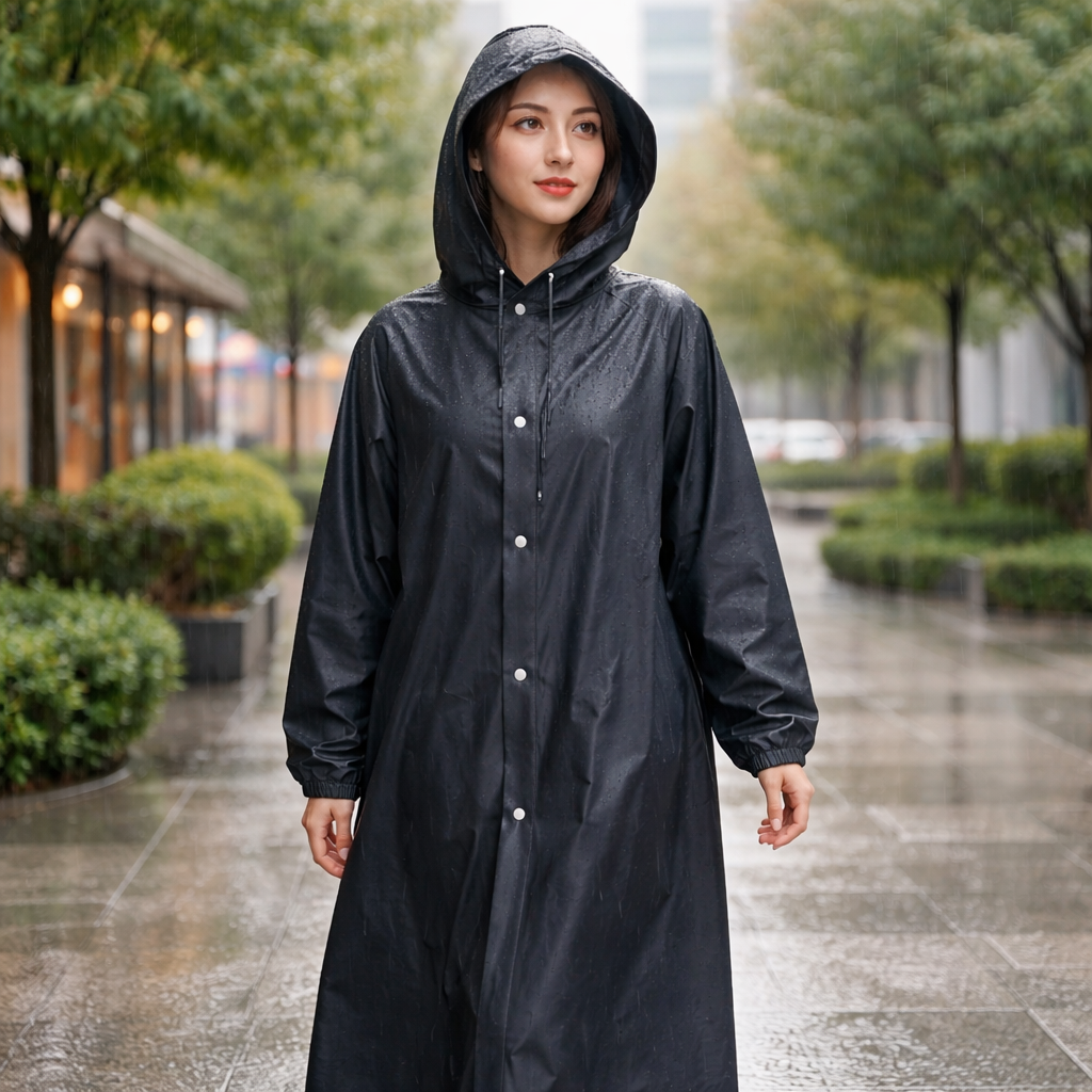 Poncho pluie femme pratique